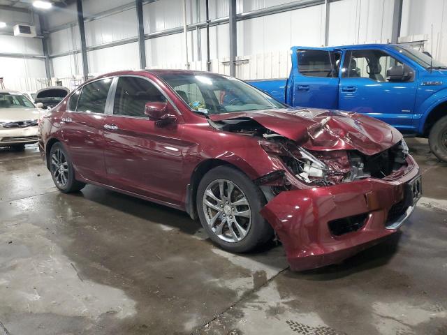 1HGCR2F80DA238010 - 2013 HONDA ACCORD EXL BURGUNDY photo 4