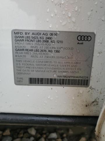 WA1M2AFP6HA056224 - 2017 AUDI Q5 PREMIUM PLUS Ağ foto 14