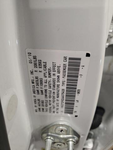 1HGCP2F82AA075426 - 2010 HONDA ACCORD EXL 白色 照片 13