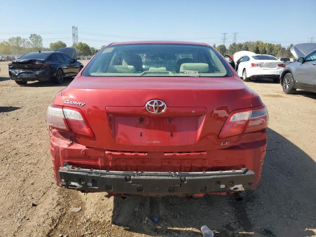 4T1BE46K87U040772 - 2007 TOYOTA CAMRY CE RED photo 6