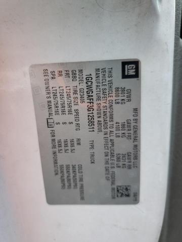 1GCWGAFF3G1258511 - 2016 CHEV EXPRESS G2500 蓝色 照片 14