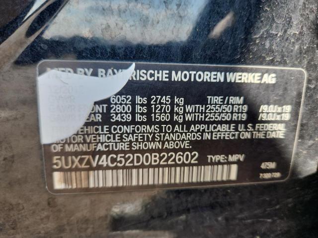 5UXZV4C52D0B22602 - 2013 BMW X5 XDRIVE35I Qara foto 13