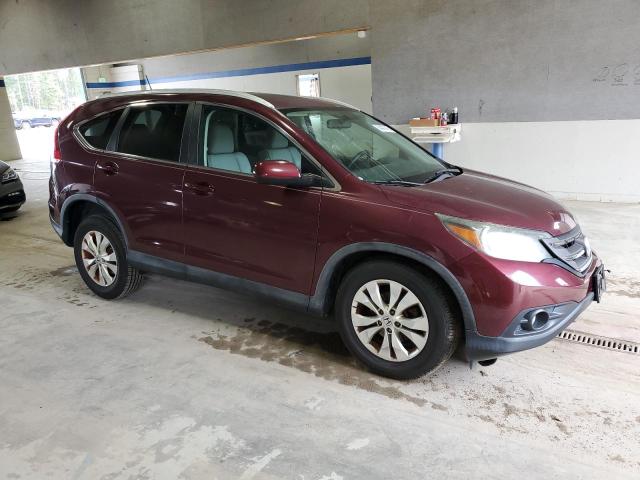 5J6RM4H78EL109245 - 2014 HONDA CR-V EXL BURGUNDY photo 4