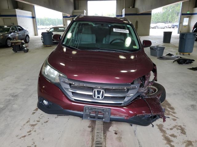 5J6RM4H78EL109245 - 2014 HONDA CR-V EXL BURGUNDY photo 5