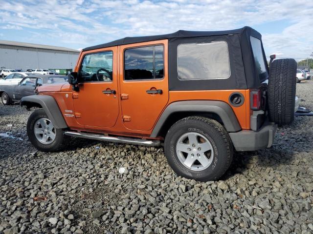 1J4BA3H1XAL175516 - 2010 JEEP WRANGLER UNLIMITED SPORT Қызғылт сары фото 2