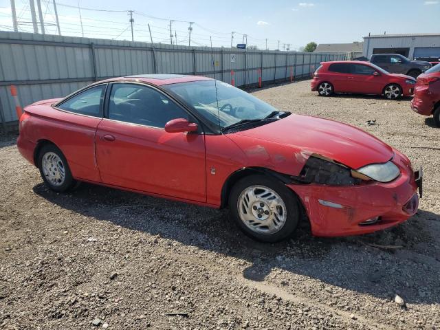 1G8ZY12701Z296872 - 2001 SATURN SC2 Czerwony zdjęcie 4