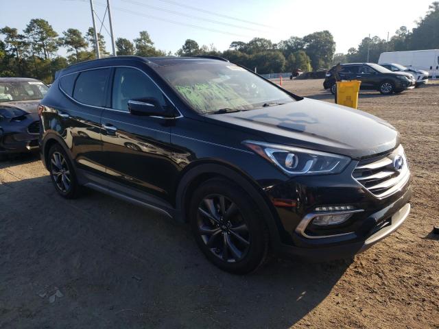 5XYZW4LAXHG487392 - 2017 HYUNDAI SANTA FE S BLACK photo 4