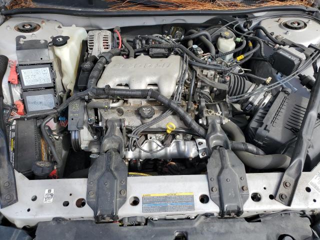 2G1WF52E749373586 - 2004 CHEVROLET IMPALA SILVER photo 11