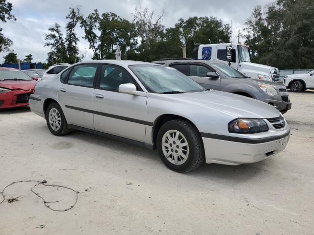 2G1WF52E749373586 - 2004 CHEVROLET IMPALA SILVER photo 4