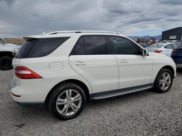 4JGDA5HB1DA161390 - 2013 MERCEDES-BENZ ML 350 4MATIC WHITE photo 3