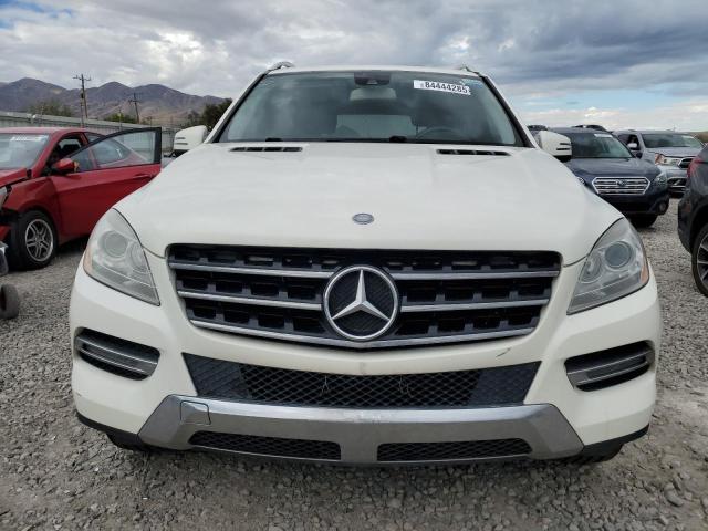 4JGDA5HB1DA161390 - 2013 MERCEDES-BENZ ML 350 4MATIC WHITE photo 5