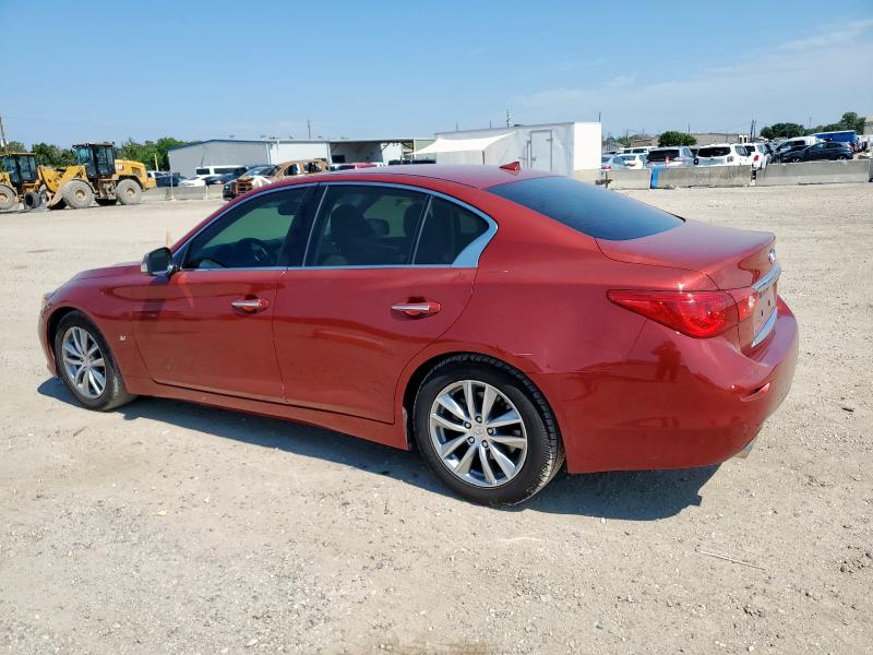 JN1BV7AP5EM671097 - 2014 INFINITI Q50 BASE RED photo 2