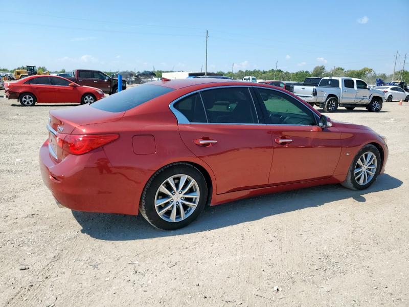 JN1BV7AP5EM671097 - 2014 INFINITI Q50 BASE RED photo 3