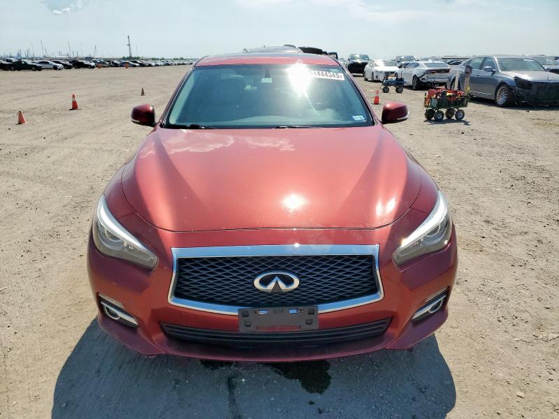 JN1BV7AP5EM671097 - 2014 INFINITI Q50 BASE RED photo 5