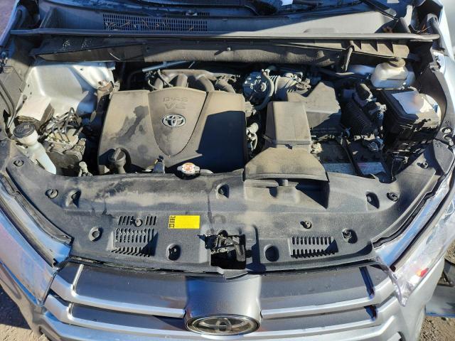 5TDJZRFH4KS593115 - 2019 TOYOTA HIGHLANDER SE ვერცხლისფერი ფოტო 12