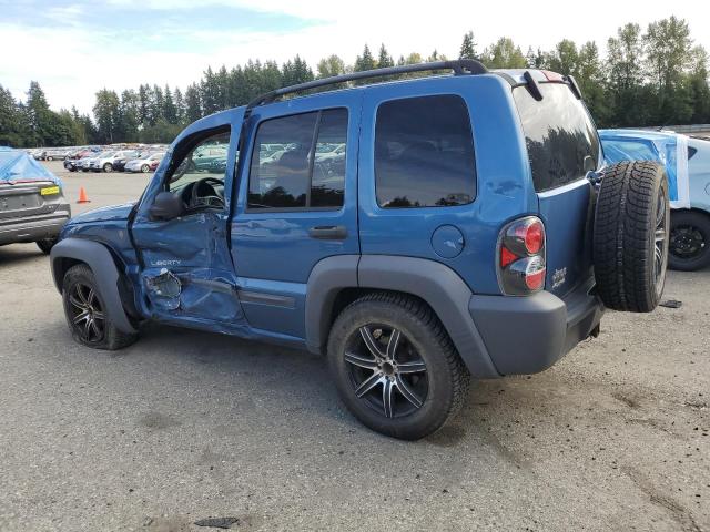 1J4GL48K54W287593 - 2004 JEEP LIBERTY SPORT Կապույտ լուսանկար 2