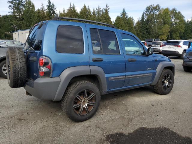 1J4GL48K54W287593 - 2004 JEEP LIBERTY SPORT Կապույտ լուսանկար 3
