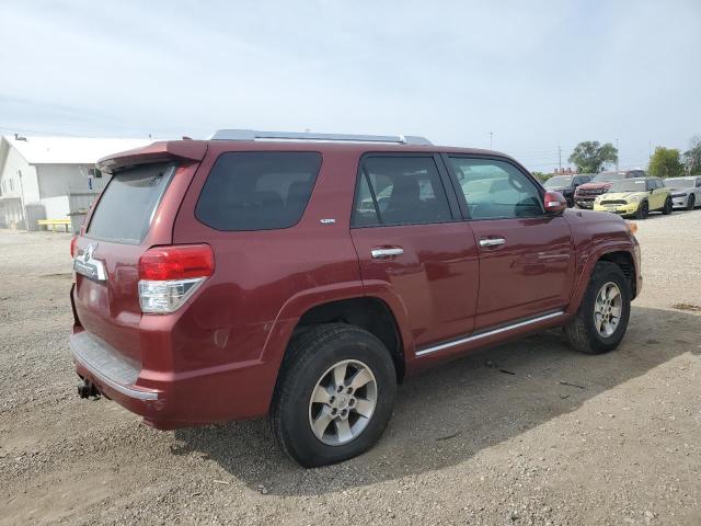 JTEBU5JR6A5008935 - 2010 TOYOTA 4RUNNER SR5 BURGUNDY photo 3