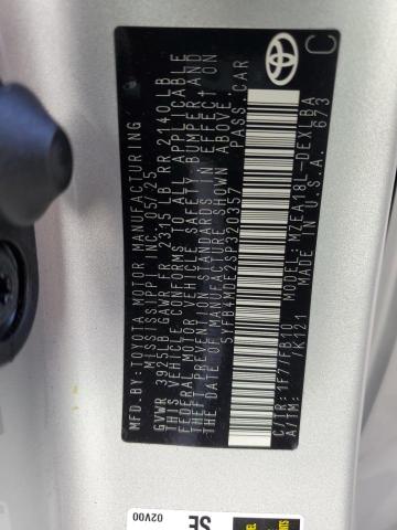 5YFB4MDE2SP320357 - 2025 TOYOTA COROLLA LE Сріблястий фото 12