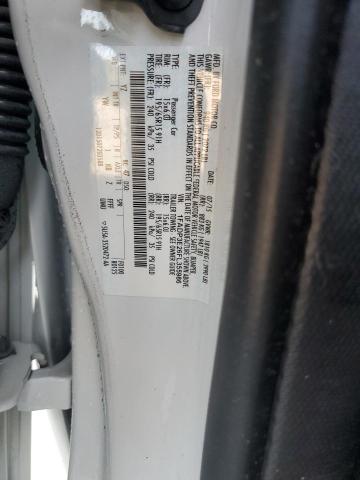 1FADP3E26FL355986 - 2015 FORD FOCUS S WHITE photo 13