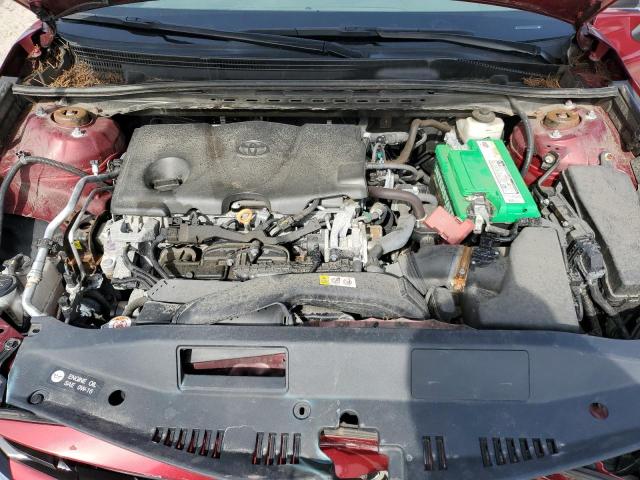 4T1B11HK6JU537110 - 2018 TOYOTA CAMRY L მუქწითელი ფოტო 11
