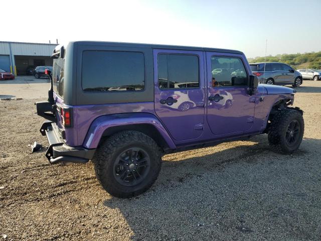 1C4HJWEG2HL650757 - 2017 JEEP WRANGLER U SAHARA 紫色 照片 3