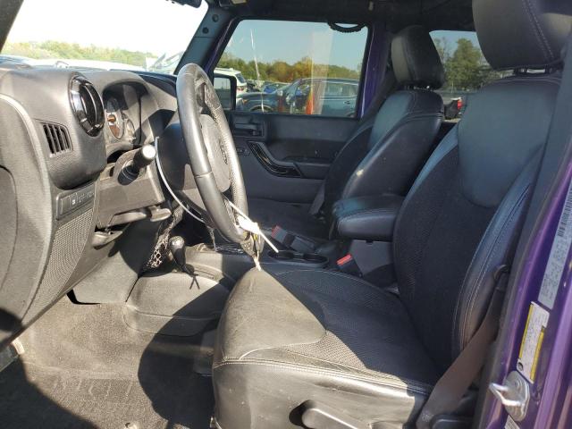 1C4HJWEG2HL650757 - 2017 JEEP WRANGLER U SAHARA 紫色 照片 7