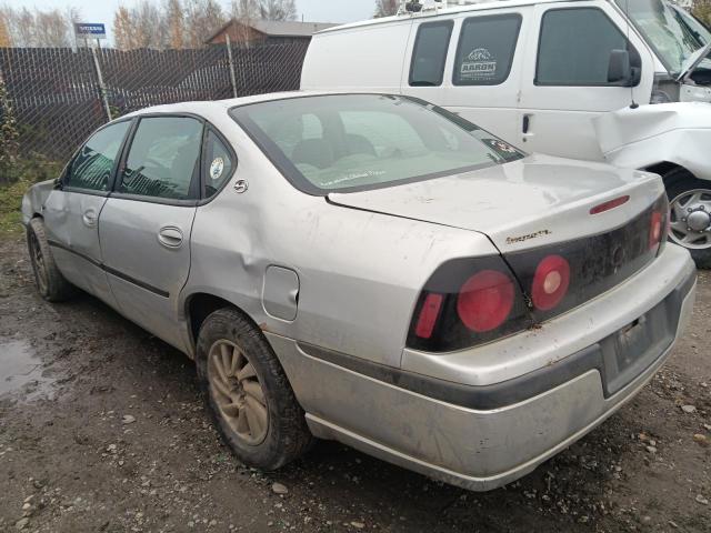 2G1WF52E949254695 - 2004 CHEVROLET IMPALA SILVER photo 2