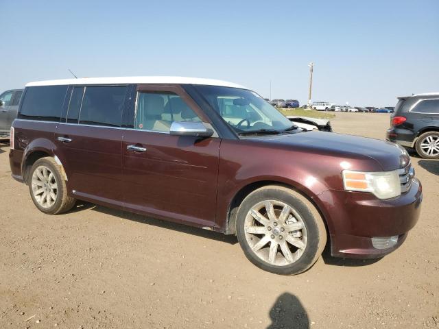 2FMHK6DT2ABD02647 - 2010 FORD FLEX LIMITED بني صورة 4