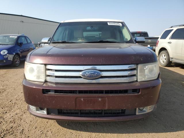 2FMHK6DT2ABD02647 - 2010 FORD FLEX LIMITED بني صورة 5
