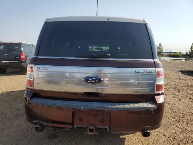 2FMHK6DT2ABD02647 - 2010 FORD FLEX LIMITED بني صورة 6