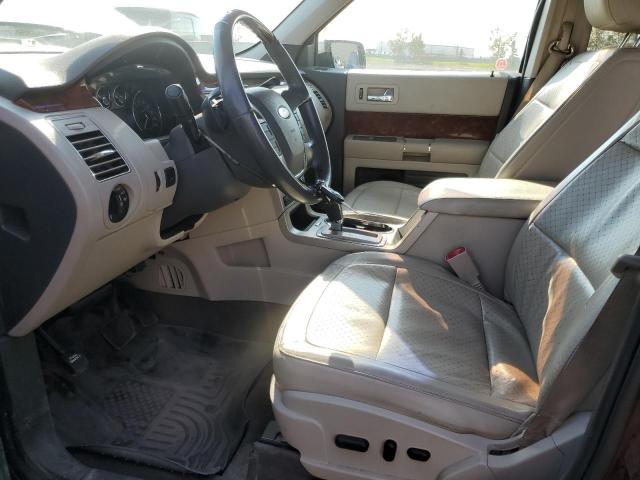 2FMHK6DT2ABD02647 - 2010 FORD FLEX LIMITED بني صورة 7