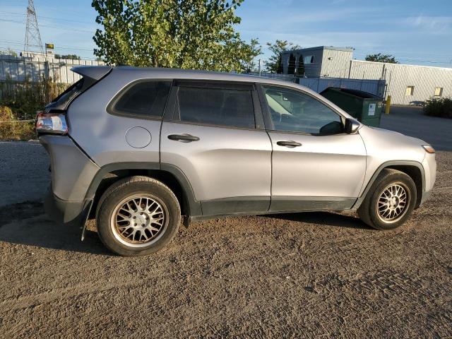 1C4PJLABXJD551334 - 2018 JEEP CHEROKEE SPORT Gris photo 3