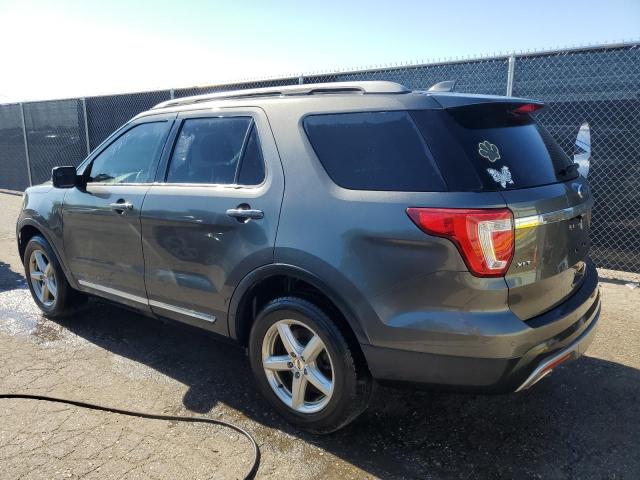 1FM5K8D8XHGD20665 - 2017 FORD EXPLORER XLT Մոխրագույն լուսանկար 2