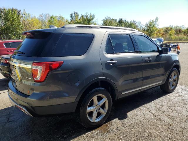1FM5K8D8XHGD20665 - 2017 FORD EXPLORER XLT Մոխրագույն լուսանկար 3