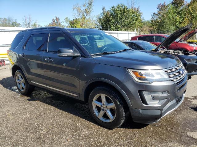 1FM5K8D8XHGD20665 - 2017 FORD EXPLORER XLT Մոխրագույն լուսանկար 4