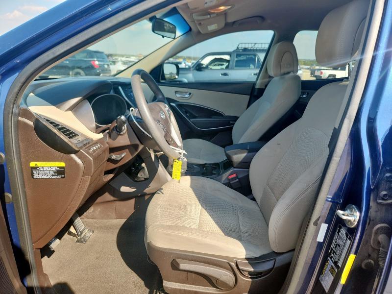 5XYZT3LB0JG573456 - 2018 HYUNDAI SANTA FE S Mavi foto 7