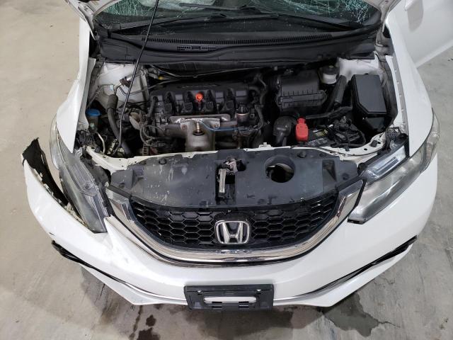 19XFB2F91DE075485 - 2013 HONDA CIVIC EXL WHITE photo 11
