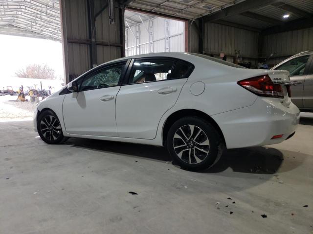 19XFB2F91DE075485 - 2013 HONDA CIVIC EXL WHITE photo 2