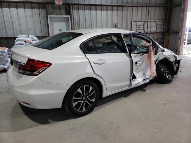 19XFB2F91DE075485 - 2013 HONDA CIVIC EXL WHITE photo 3