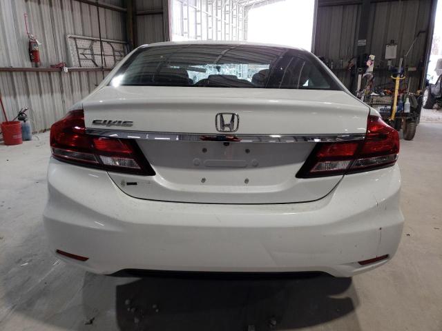 19XFB2F91DE075485 - 2013 HONDA CIVIC EXL WHITE photo 6