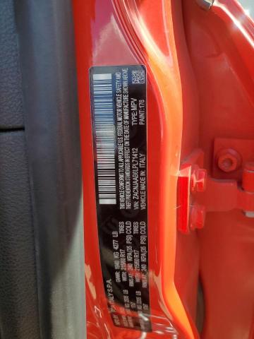 ZACNJAAB6LPL71412 - 2020 JEEP RENEGADE SPORT Rouge photo 13