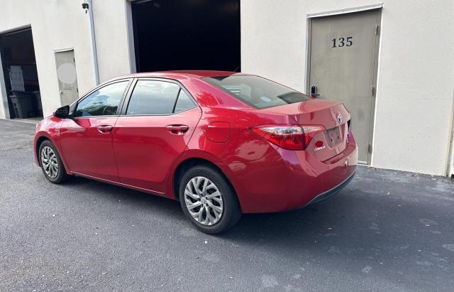 2T1BURHE8KC159892 - 2019 TOYOTA COROLLA L წითელი ფოტო 3