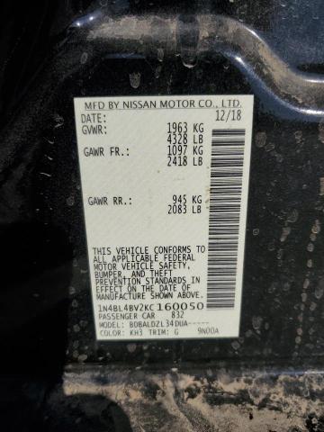 1N4BL4BV2KC160050 - 2019 NISSAN ALTIMA S Noir photo 13