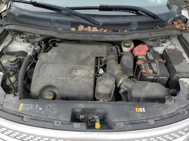 1FM5K8D87EGA46983 - 2014 FORD EXPLORER XLT WHITE photo 12