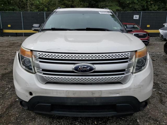 1FM5K8D87EGA46983 - 2014 FORD EXPLORER XLT WHITE photo 5
