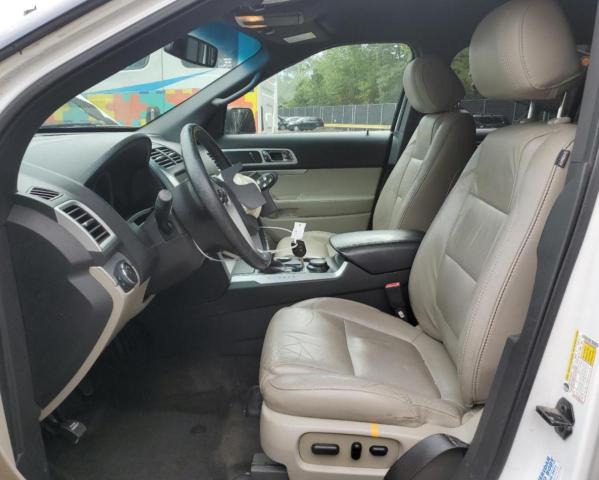 1FM5K8D87EGA46983 - 2014 FORD EXPLORER XLT WHITE photo 7