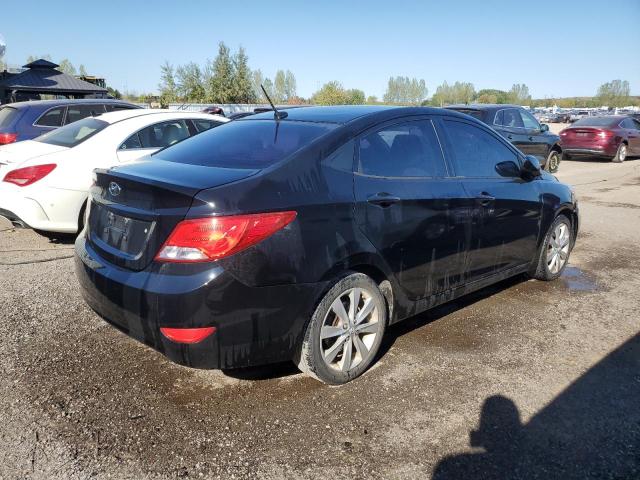 KMHCT4AEXHU191075 - 2017 HYUNDAI ACCENT SE BLACK photo 3