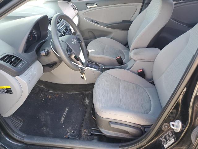 KMHCT4AEXHU191075 - 2017 HYUNDAI ACCENT SE BLACK photo 7