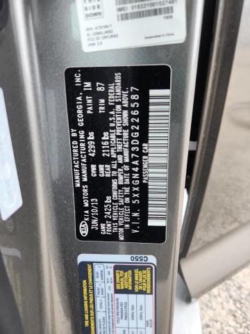 5XXGN4A73DG226587 - 2013 KIA OPTIMA EX SILVER photo 12